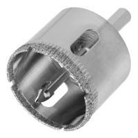 Сверло по керамической плитке и стеклу, 38 х 55 мм, шестигранный хвостовик, с центрующим сверлом Сибртех