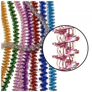 Мишура №15 2м*50мм цвет в ассортименте Волшебная страна