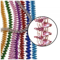 Мишура №15 2м*50мм цвет в ассортименте Волшебная страна