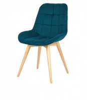 Стул обеденный Polini Home Verona SD (ДхГхВ) 53х58х89 см, темно-бирюз-натурал(кратно2!!!) (мест 1)