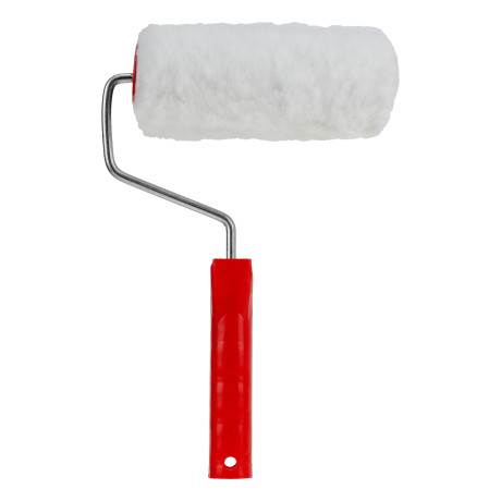 Валик "Искусственный мех", в сборе, 150 мм, D 48 мм, D ручки 6 мм, крепление шплинтом Сибртех