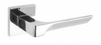 Ручка дверная компл.квадрат.основ. РЕНЦ Румо хром блестящий INDH 325-03 slim CP