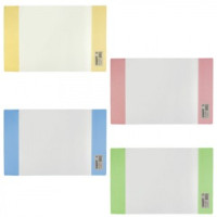 Обложка ПВХ д/тетради и дневника ПИФАГОР, цв. клапаны, плотная, 120 мкм, 210х350 мм, 227481