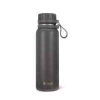 Термос узкое горло 0,65л матовое покрытие, силикон ручка, нерж. сталь TalleR TR-98183