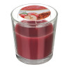 Свеча ароматическая в стеклянном стакане, 8х7,5см, аромат яблоко с корицей