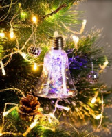 СТАРТ Фигура новогод. Колокол 1LED RGB мерц. (3xLR44 в/к) 8x4x12 пластик, пакет