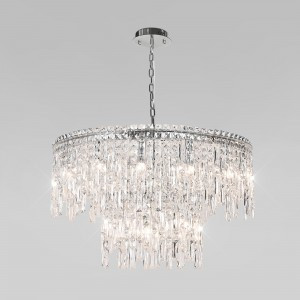 EUROSVET Люстра 20x40W E14 60160 хром/ прозр. хрусталь Blitz Умный дом a065324