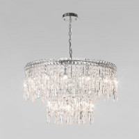 EUROSVET Люстра 20x40W E14 60160 хром/ прозр. хрусталь Blitz Умный дом a065324