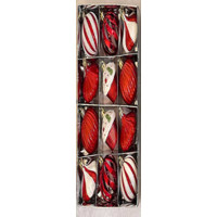 Набор елочных украшений LN36-K-3 5 см 12 шт Шары красные