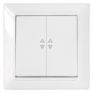 Bylectrica СТИЛЬ выкл. 2 кл. СУ проходной белый, (С(6+6) 10-847)