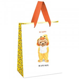 Пакет подарочный 18*23*10см MESHU "Uti Puti", выб. лак, матовая ламинация 339793