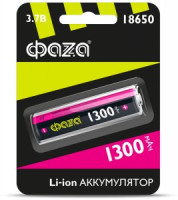 Ак-р ФАЗА 18650 Li-ion 1300mAh 3.7V без защиты VK1 18*65, BL1