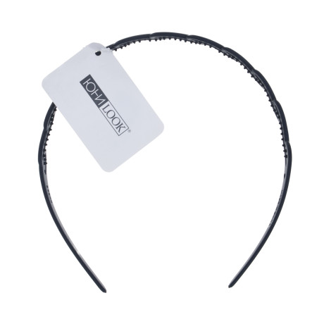 Ободок для волос ЮНИLOOK 1,5-2см, пластик, 4 цвета, ACS-03