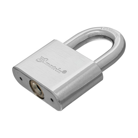 Замок навесной, хромированное покрытие 60 мм Matrix