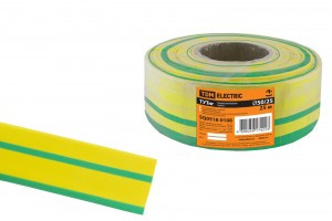 TDM ТУТнг 50/25 термоусадка ТУТ жел.-зел. цена за 1м (25 м/уп) (25!) SQ0518-0108