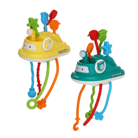 ИГРОЛЕНД Игрушка Развивающая "Умные шнурочки", ABS, TPR, 11, 2 дизайна