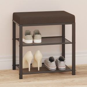 Банкетка Торонто 13S, каркас графит, сиденье серое, 47*30*49см, до 120кг БТ13СГрС под заказ ЗМИ