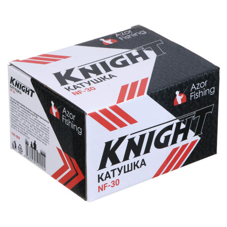 AZOR FISHING Катушка c передним фрикционом " Knight " NF-30, пластмассовая шпуля 1bb