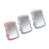 Зеркало настольное тм ЮНИLOOK Софтлайн, пластик, стекло, 20,5х16см, 3 цвета