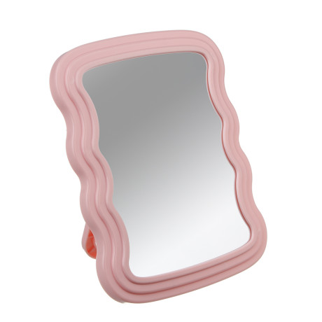 Зеркало настольное тм ЮНИLOOK Софтлайн, пластик, стекло, 20,5х16см, 3 цвета