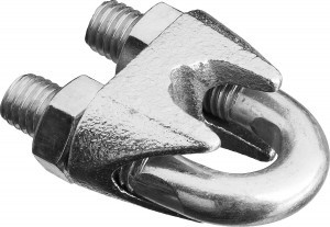 Зажим троса STAYER "MASTER" DIN 741, оцинкованный, 16мм, 10 шт