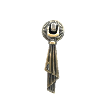 Ручка мебельная Зигзаг медь