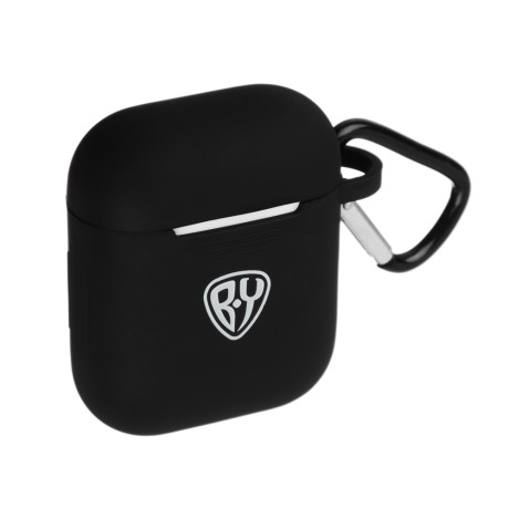 BY Чехол для беспроводных наушников, силикон, черный