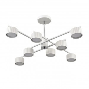 LUMION 8241/8C COMFI LN25 бел./хром, мет. люстра LED GX53 8x7W 220V KARINA