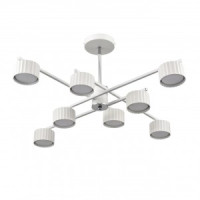 LUMION 8241/8C COMFI LN25 бел./хром, мет. люстра LED GX53 8x7W 220V KARINA