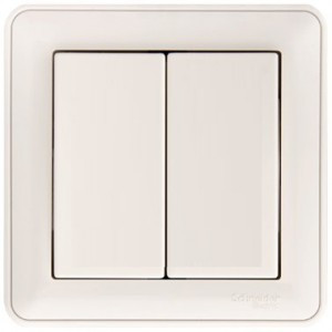 Systeme Electric W59 выкл. СУ 2 кл. 10А бел. (пл.осн.) ВС510-252-18 (10!)