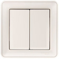 Systeme Electric W59 выкл. СУ 2 кл. 10А бел. (пл.осн.) ВС510-252-18 (10!)