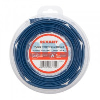 REXANT Трубка термоусадка ТУТ 4/2 мм синяя, l ролика=2.44м (8ft) BL 29-0015
