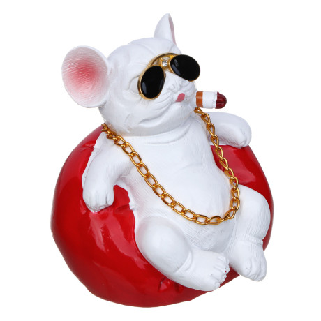 ЕРМАК Собачка на панель автомобиля, полистоун, 5х7см