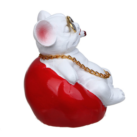 ЕРМАК Собачка на панель автомобиля, полистоун, 5х7см