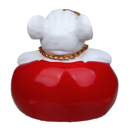 ЕРМАК Собачка на панель автомобиля, полистоун, 5х7см