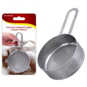 Сито-дуршлаг Мини д/сахар.пудры d=6см (кратность 6шт!!!) нерж.сталь DA11-34 Мультидом 799578