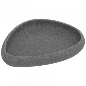 Мыльница для ванной комнаты Гранит,полистоун,13*11*2,5 см,106582/ Рыжий кот