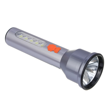 ЕРМАК Фонарь рабочий, LED СОВ, 4 режима, 1200мАч, зарядка Type-C, алюминий, пластик, 143х49х29 мм