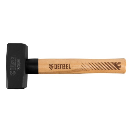 Кувалда, 1500 г, кованая головка, буковая рукоятка Denzel