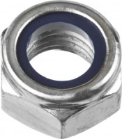 Гайка ЗУБР "МАСТЕР" DIN 985 самостопорящаяся, с нейл. кольцом, кл. прочности 6, оцинк., М20, 5кг
