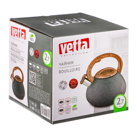 VETTA Чайник стальной 2,7л, индукция, "Гранит"