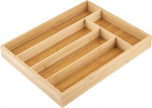 Лоток для столовых приборов BAMBOO, 37*30*4,5см, бамбук 105122 Mallony