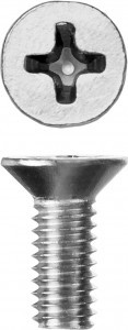 Винт ЗУБР "МАСТЕР" DIN 965, кл. прочности 4.8, оцинкованный, M4x10мм, 5кг