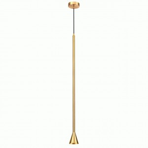 ODEON LIGHT 3884/1G ODL20 213  золотистый/металл Подвесной св-к GU10 50W 220V PIPA 75x805