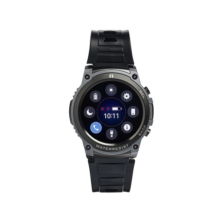 BY Space Умные часы, IP68, сменные панели, 400mAh, 466x466, черный