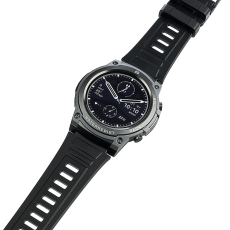 BY Space Умные часы, IP68, сменные панели, 400mAh, 466x466, черный