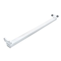 Feron св-к св/д линейный корпус под лампу св/д Т8 2x10W G13 ЛПО 2x18W 625x17x33 &quot;лыжа&quot; AL4002 41221
