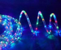 Uniel Дюралайт  8м с контроллером, разноцветный, 8 реж. 24LED/м ULD-D50 8M/С08 IP44 MULTI