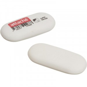 Ластик Attache, овальная форма 2 шт.в уп. 743524