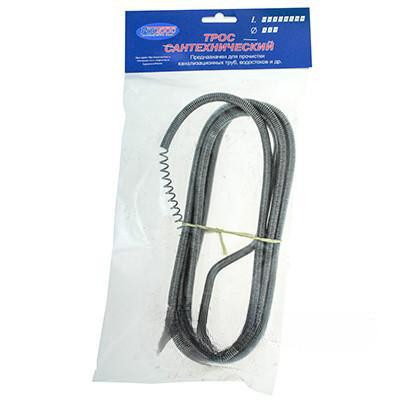 Трос сантехнический (диаметр 9мм, длина 2,5м) х30